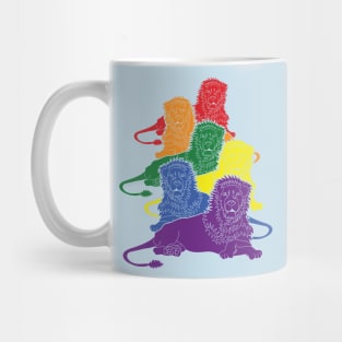 LGBT Gay Pride Lions Mug